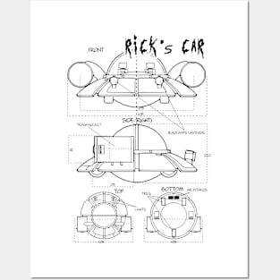 Rick's car Posters and Art